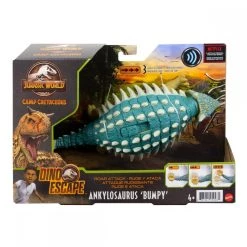 Mattel Jurassic World Δεινόσαυροι Με Κινούμενα Μέλη, Λειτουργία Επίθεσης Και Ήχους Roar Attack Ankylosaurus (GWY27)