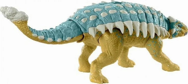 Mattel Jurassic World Δεινόσαυροι Με Κινούμενα Μέλη, Λειτουργία Επίθεσης Και Ήχους Roar Attack Ankylosaurus (GWY27) - Image 3