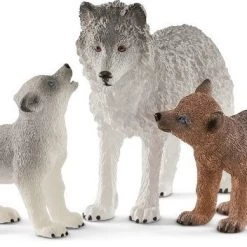 Ζωάκια Schleich Λύκαινα Με Τα 2 Μικρά Της (SCH42472)