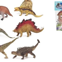 Blue Toys Playset Ζώα Δεινόσαυροι 6τμχ Σε Σακούλα 7” (MKL528953)
