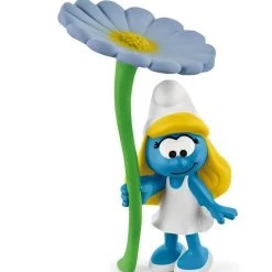 Schleich Παιχνίδι Μινιατούρα Στρουμφίτα Με Λουλούδι (Smurfs) (SCH20828)