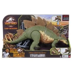 Mattel Jurassic World Roar Attack Δεινόσαυρος Με Κινούμενα Μέλη, Λειτουργία Επίθεσης Και Ήχους -Stegosaurus (GWD62)