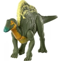 Mattel Jurassic World Roar Attack Δεινόσαυρος Με Κινούμενα Μέλη, Λειτουργία Επίθεσης Και Ήχους -Ouranosaurus (HBX38)