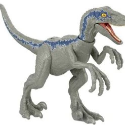 Mattel Jurrasic World Νέες Βασικές Φιγούρες Δεινοσαύρων Velociraptor Blue (GWD01)