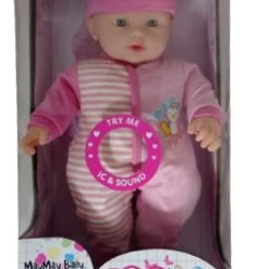 Blue Toys Κούκλα Μωρό Baby May May Με Μουσική (MKM336370)