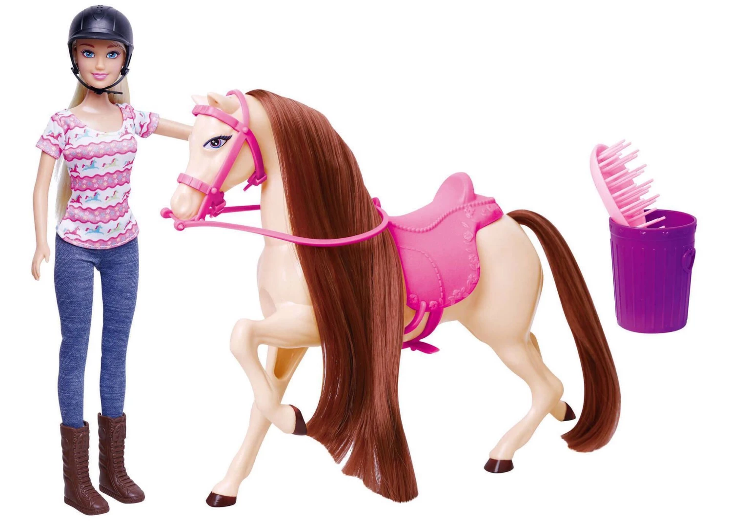 Blue Toys Κούκλα Anlily Με Άλογο (MKL971645) - Image 2