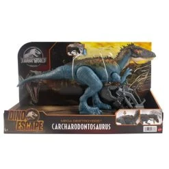Mattel Jurassic World Μεγάλοι Δεινόσαυροι Με Λειτουργία Πολλαπλής Επίθεσης Carcharodontosaurus (HCM04)