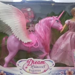 Blue Toys Κουκλα Με Πηγασος Μακρυ Φορεμα Και Αξεσουαρ (MKF597513)