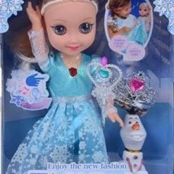 Blue Toys Κουκλα Girl Fashion Πριγκιπισσα Του Παγου Με Αξεσουαρ (MKJ767437)