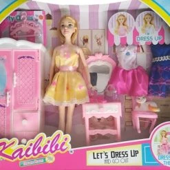 Blue Toys Κούκλα Kailili Σετ Με Ντουλάπα Και Αξεσουάρ (MKK537459)
