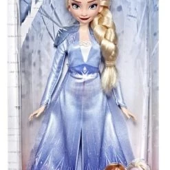 Hasbro Κούκλα Disney Frozen 2 Elsa με Μακριά Ξανθά Μαλλιά και Μπλε Φόρεμα (E6709)