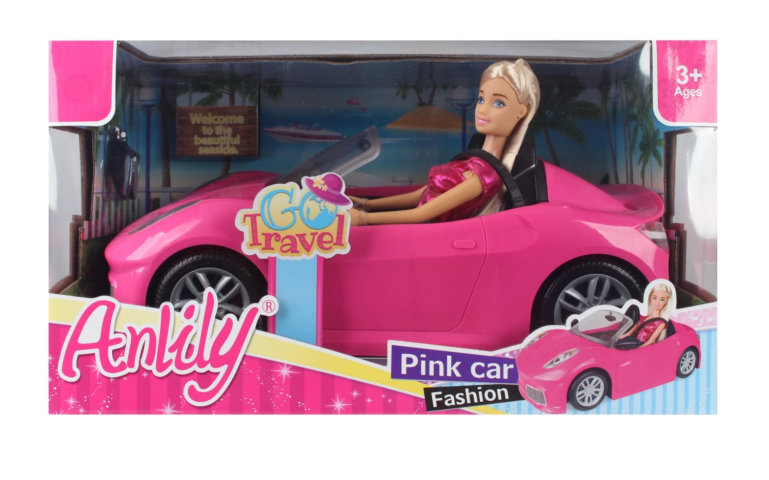 Blue Toys Κούκλα Anlily Με αυτοκίνητο (MKK535848)