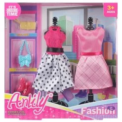 Blue Toys Κούκλα Anlily Fashion Φορέματα Με Αξεσουάρ (MKK535866)