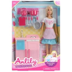 Blue Toys Κούκλα Anlily Mε Κουζίνα (MKL414392)