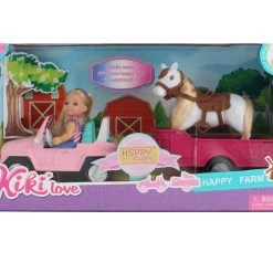 Blue Toys Κούκλα Κική Love Με Άλογο (MKL414518)